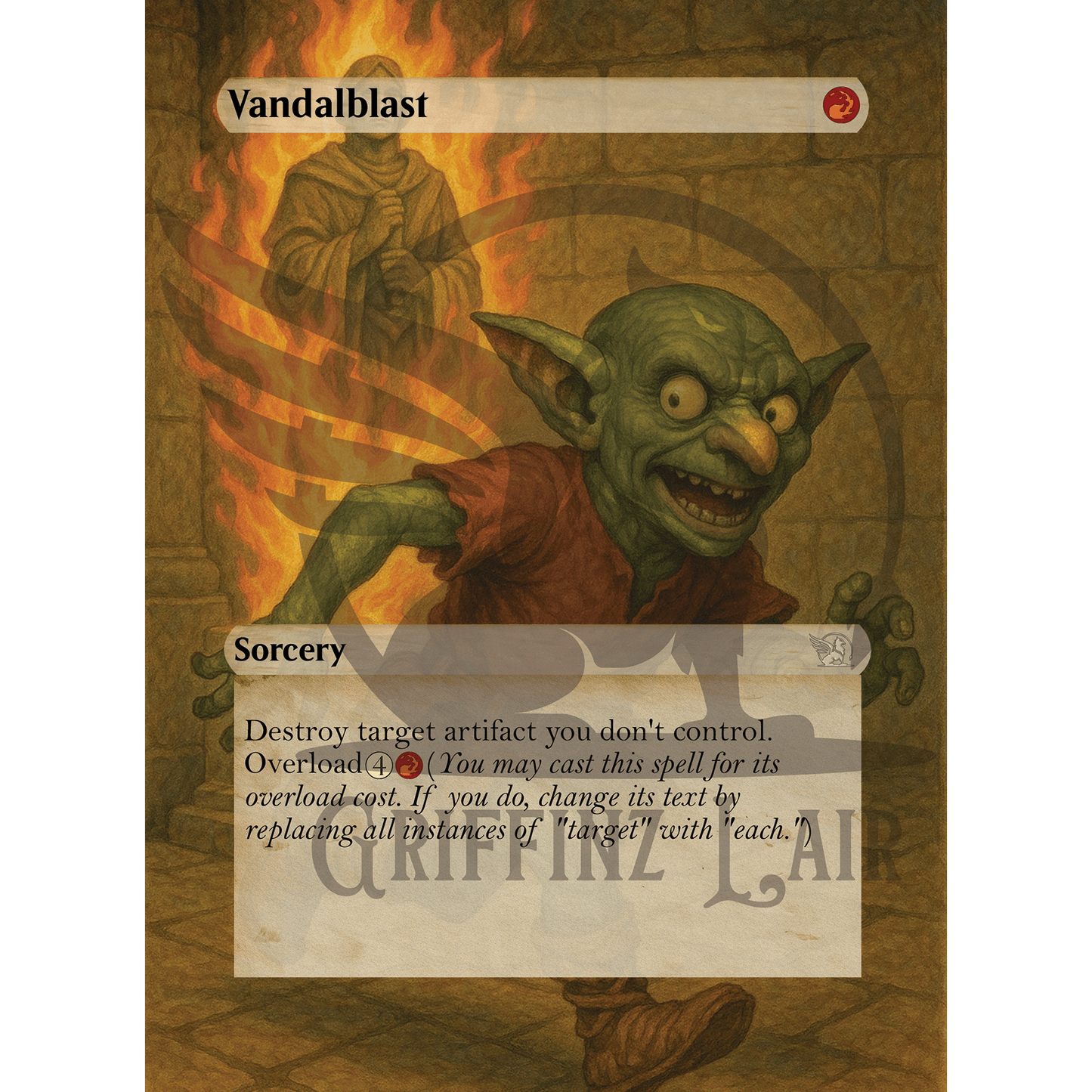 MTG Proxy Red Staples Bundle – Original 10 Must Have Red Cards - Custom Art - High-Quality, Vibrant Colors