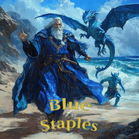 MTG Proxy Blue Staples Bundle – Original 10 Must Have Blue Cards - Custom Art - High-Quality, Vibrant Colors