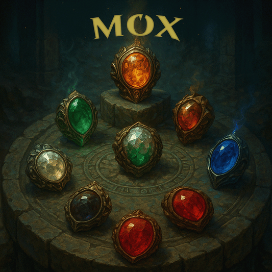 MTG Proxy Mox Bundle – Original 9 Mox Artifacts - Custom Art - High-Quality, Vibrant Colors